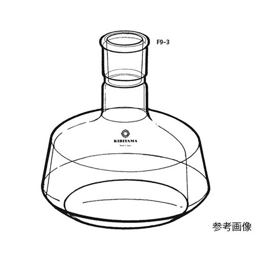 蒸留水用フラスコ(カブ型) 3000mL