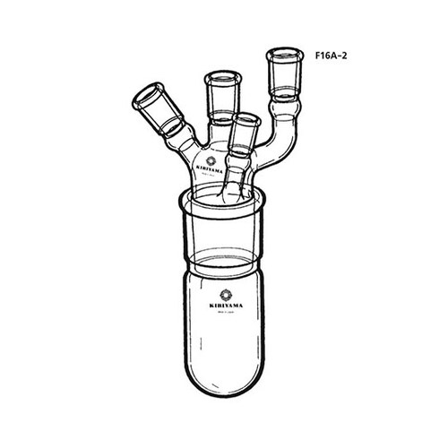 四ッ口ジョイント付円筒フラスコ