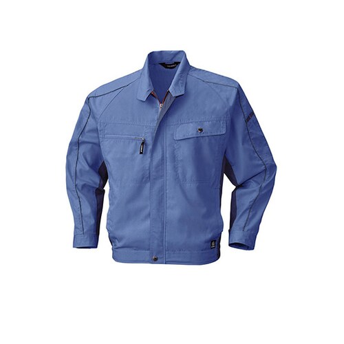 長袖ジャケット BL×GRY 6657−53−EL