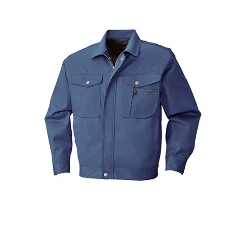 長袖ジャケット ブルー 816−53−5L