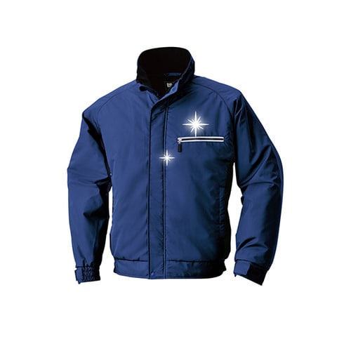 防寒ジャケット NV×BK 8406−55−LL