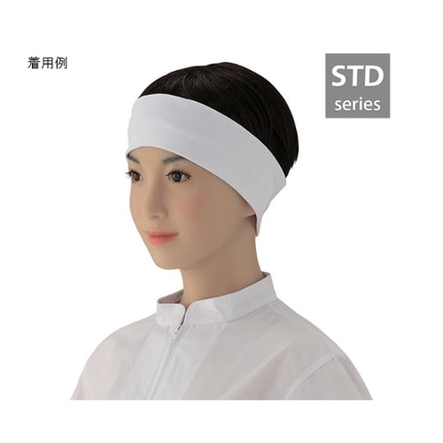 ヘアターバン ニット ホワイト