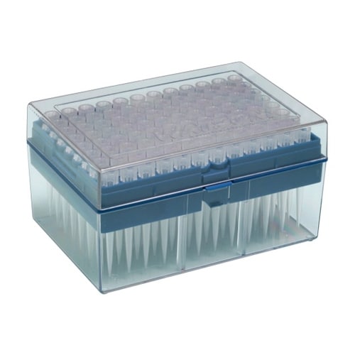 100μL フィルターチップ システムラック 滅菌