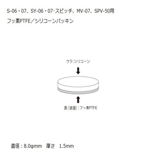 パッキン(TFシリコン) S−07用 308215