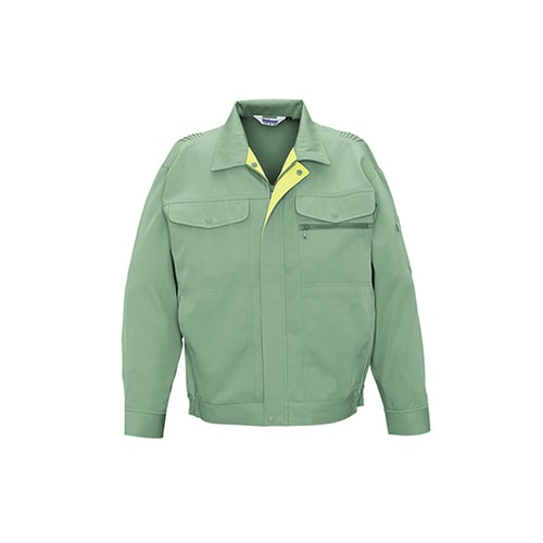 プリーツジャケット グリーン 1325−23−4L