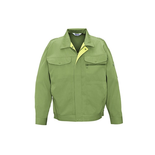 プリーツジャケット オリーブ 1325−33−5L