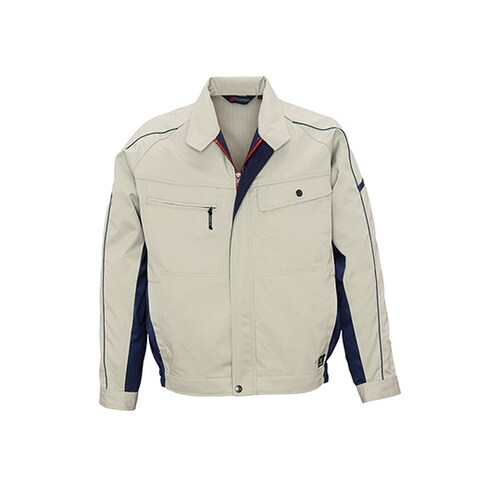 長袖ジャケット GRY×BL 3656−61−S