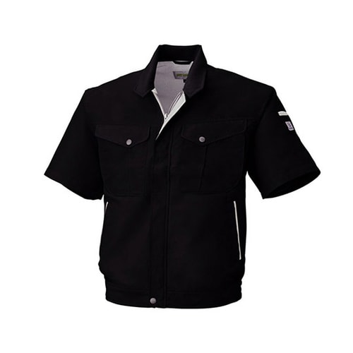 半袖ジャケット BK×GR 5618−76−LL