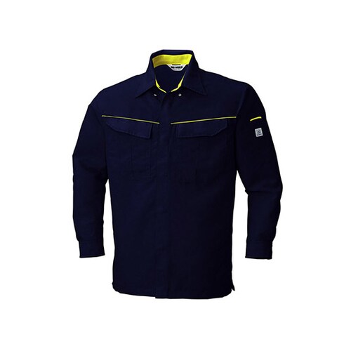 長袖シャツ NV×YL 5625−51−5L