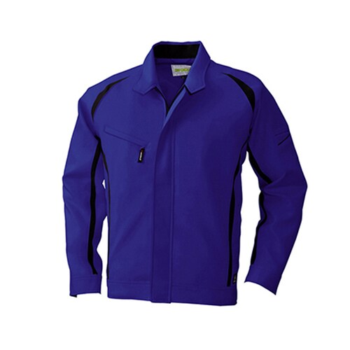 長袖ジャケット BL×BK 2628−57−5L