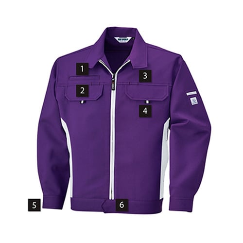 長袖ジャケット PL×GRY 2629−46−5L