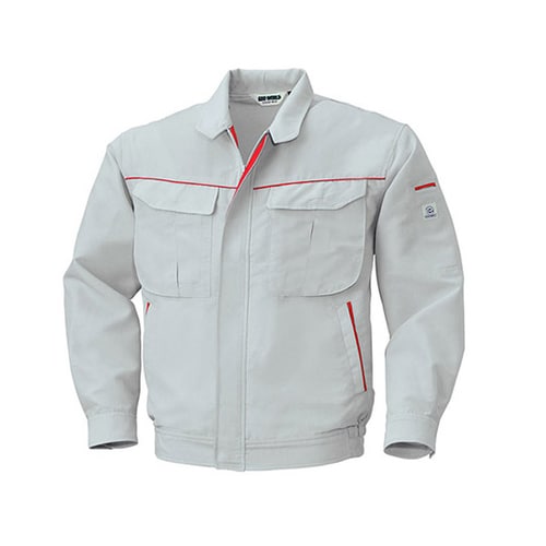 長袖ジャケット GRY×RD 5627−64−LL