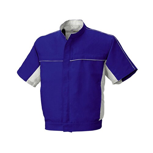 半袖ジャケット BL×GRN 5638−56−LL