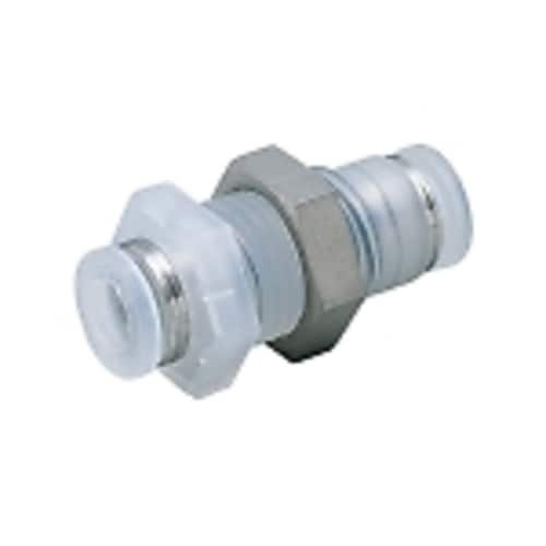 チューブフィッティングPP 隔壁ユニオンP φ8