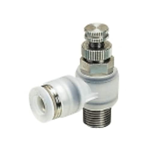 スロットルバルブPP エルボ PJNC4−M5−C