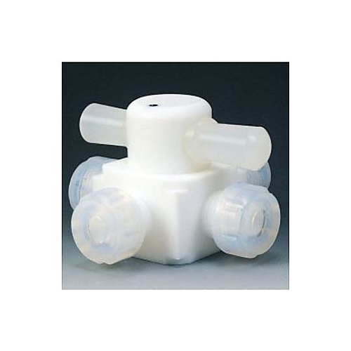 フッ素樹脂 四方バルブ圧入型 6φ