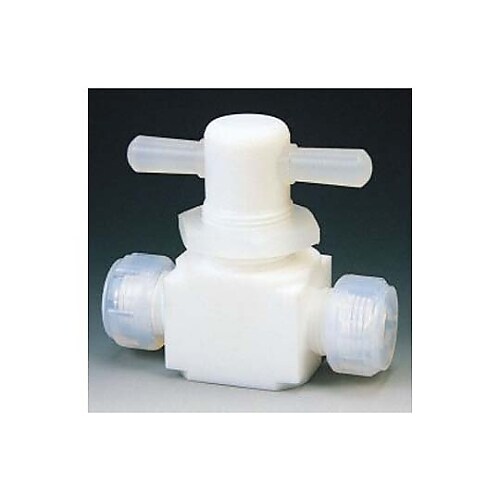 フッ素樹脂 二方パネル付バルブ圧入型6φ