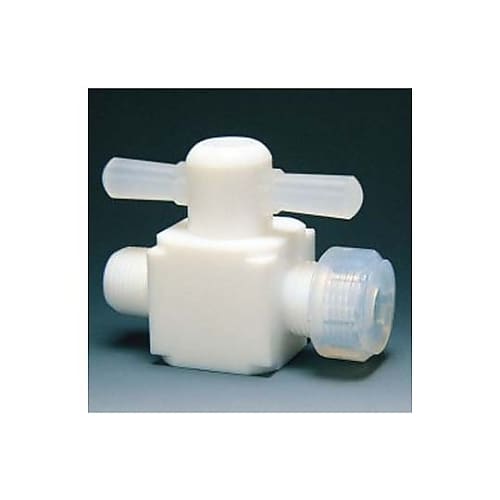 フッ素樹脂 オス二方バルブ圧入型8φ×R1/4