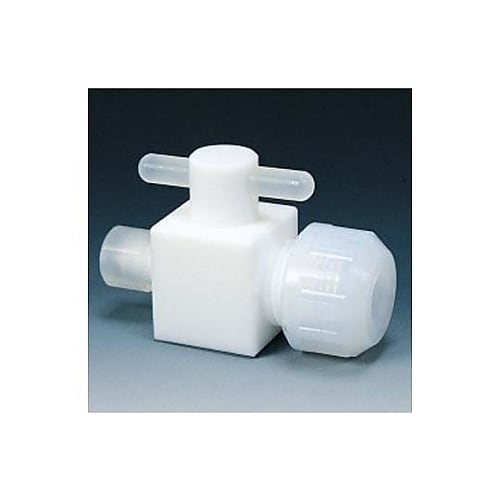 フッ素樹脂二方バルブ異径圧入型6−10