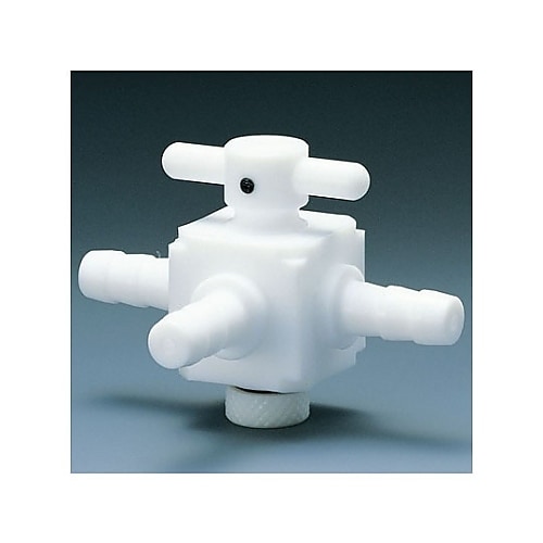 フッ素樹脂 三方バルブホース口タイプ 8φ