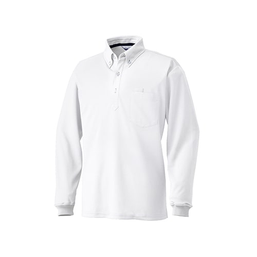 長袖ポロシャツ ホワイト 235−10−S