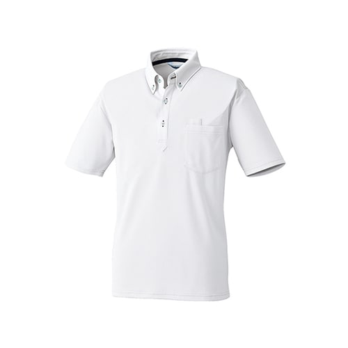 半袖ポロシャツ ホワイト 236−10−LL