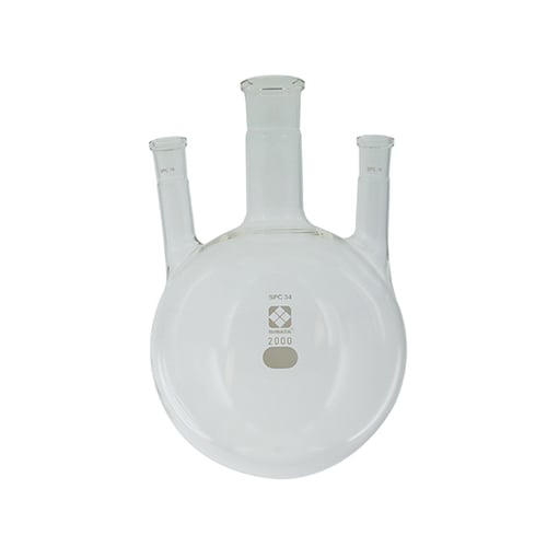 030170−342三口丸底フラスコ2L