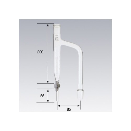 SPC水分定量受器 PTFEコック付 15mL