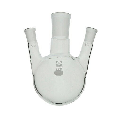 共通摺合三口丸底フラスコ 300mL 15300