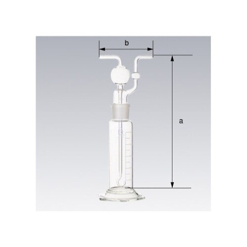 共通摺合ガス洗浄びん ドレッセル式 500mL