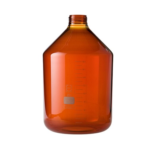 ねじ口びん 広口 茶褐色 びんのみ 20L