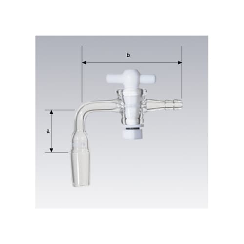 SPC排気管 曲管 PTFEコック付 SPC−19