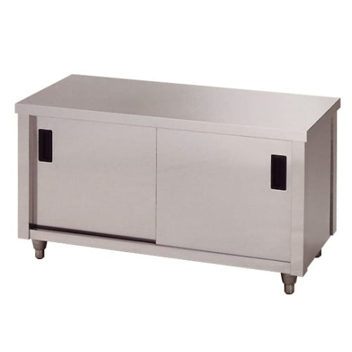 ステンレスガス台(片面引違戸) 1800×600