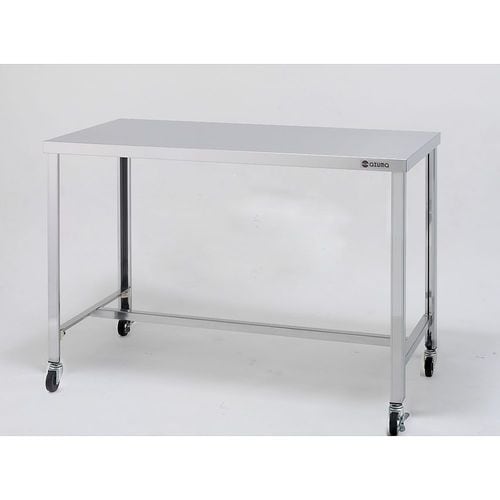 ステンレス作業台 H型枠キャスター付900×450