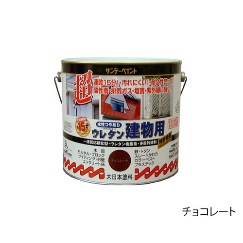 水性つやありウレタン建物用 3L ベージュ