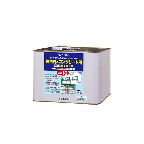水性塗料下塗り剤No10 半透明ブルー 7L