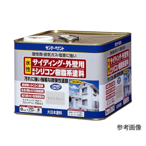 水性シリコン樹脂塗料ホワイト 8kg