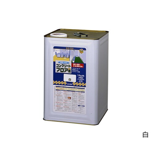 水性コンクリートフロア用 若竹色 14kg