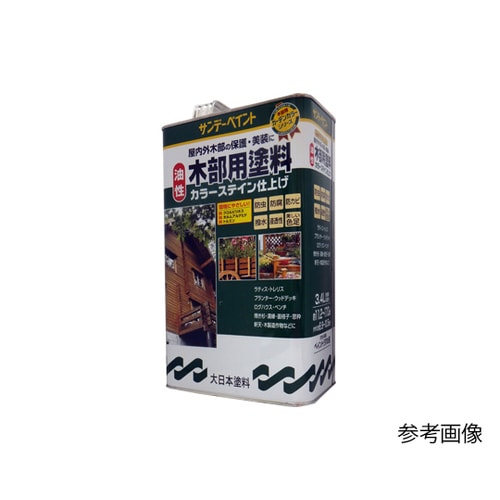 油性木部用塗料カラーステイン 3.4Lライトオーク