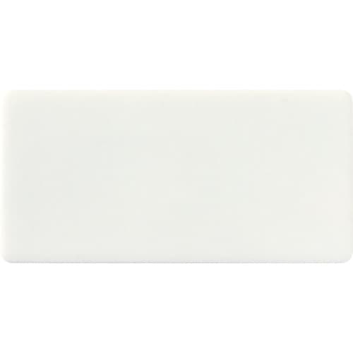 無地名札25×50×2mm白地