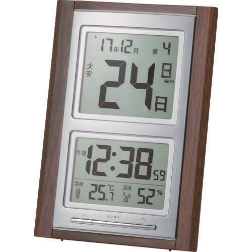 デジタル日めくり電波時計 NA101