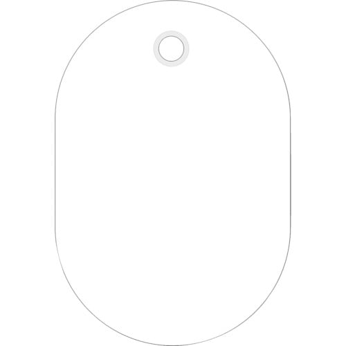 小判札(無地札)白60×40mmスチロール樹脂