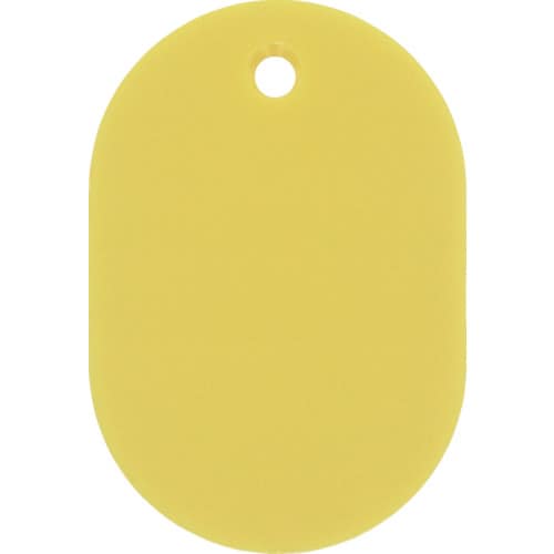 小判札(無地札)黄60×40mmスチロール樹脂