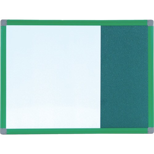 クロス掲示板付きホワイトボード60×90