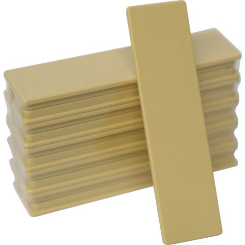 マグネット式片面名札22X82黄