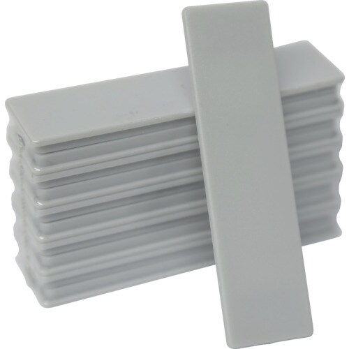 マグネット式片面名札22X82灰