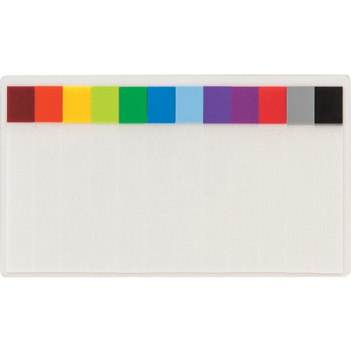 細いふせん12色 S3010