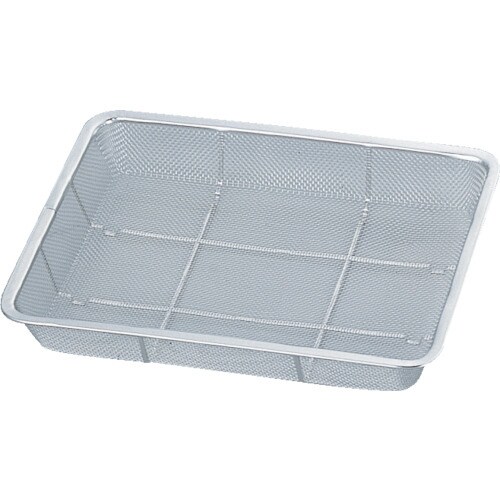 ステンレス浅型アミバット15枚取