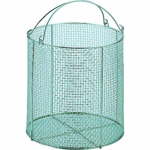 ステンレス丸型洗浄カゴ特大