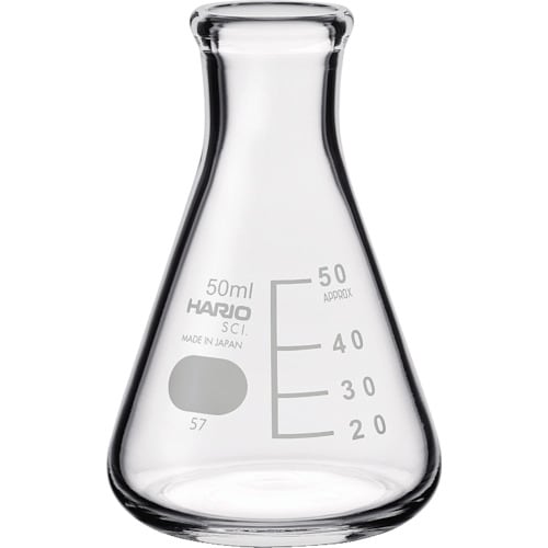 三角フラスコ(目安目盛付き) 50mL